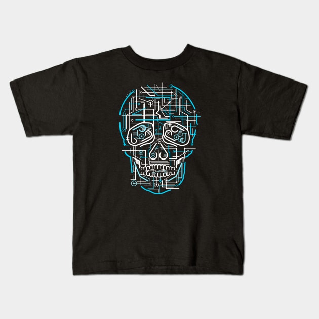 Electric Skull Kids T-Shirt by Koala Tees